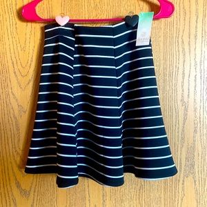 New with tags size small stripes swing skirt